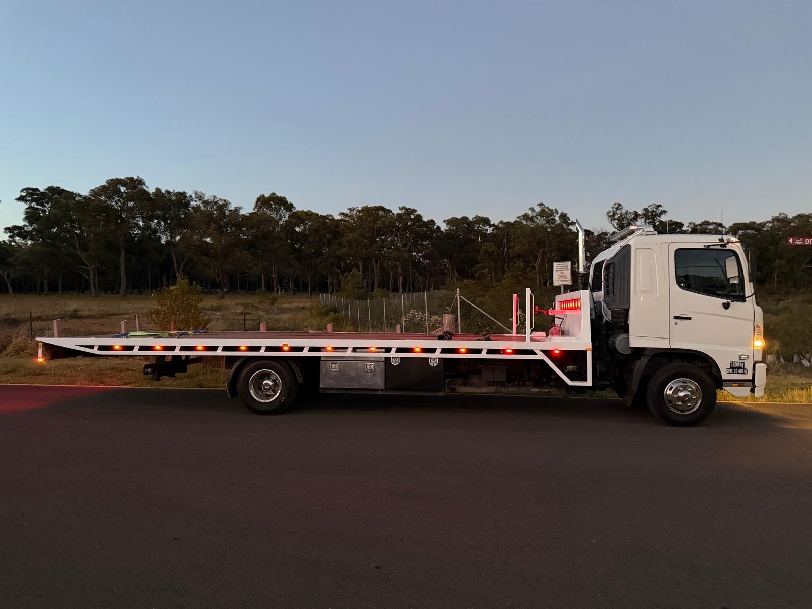 AM2PM Towing truck ready to respond